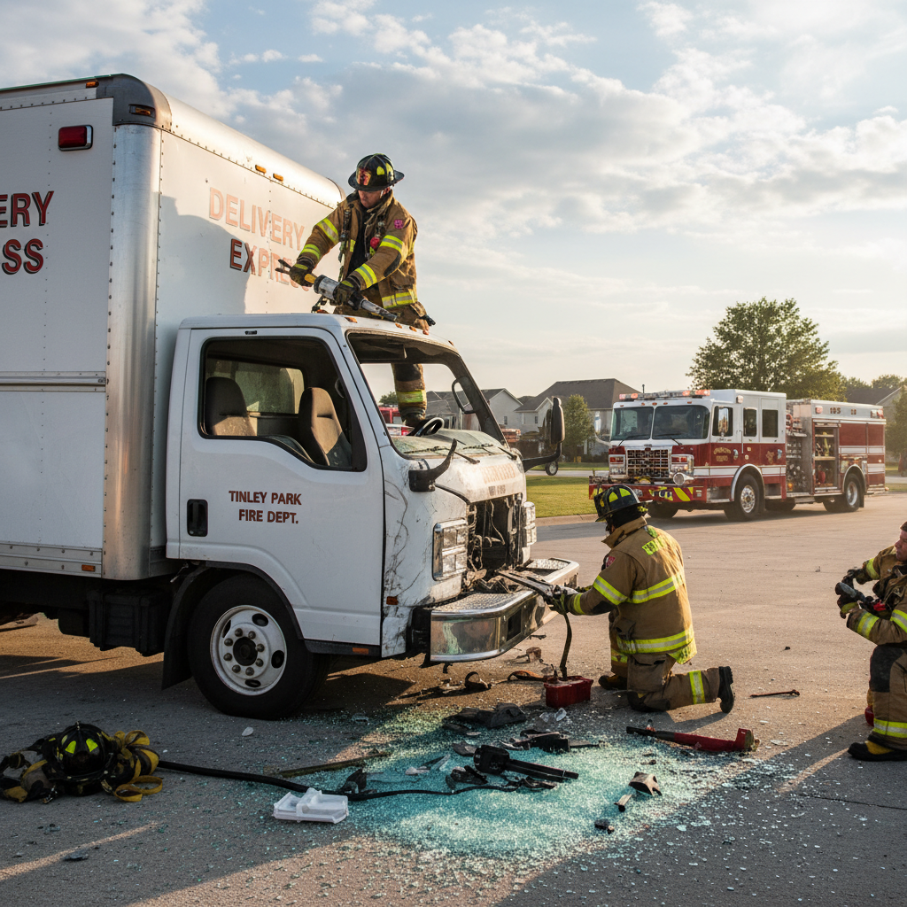 Tinley Park Fire Department enhances rescue training with donated truck