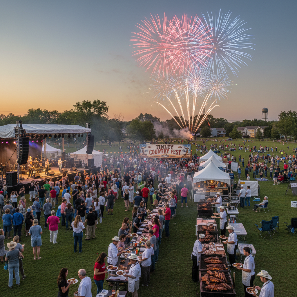 Tinley Park debuts Country Fest with ribs, music and fireworks
