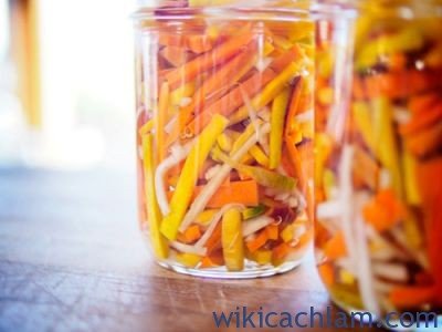 Cách muối chua củ cải trắng và cà rốt-6