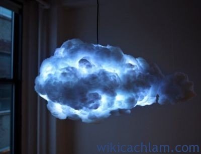 Cách làm đèn ngủ đám mây handmade đẹp lung linh-4
