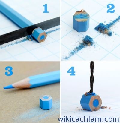 Cách làm đồ trang sức từ bút chì màu