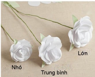 Cách làm hoa hồng bằng giấy nhún đơn giản đẹp nhất-24