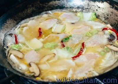 Cách nấu súp cá đậu phụ-7
