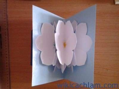 Cách làm thiệp nổi hoa giấy 3d đơn giản, siêu đẹp-5