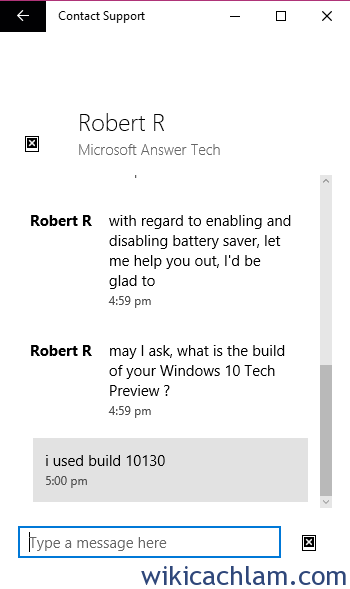 Cách chat với nhân viên Microft trên Windows 10-9