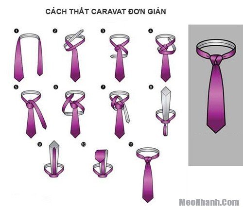 Cách thắt cà vạt đẹp nhanh đơn giản nhất-8