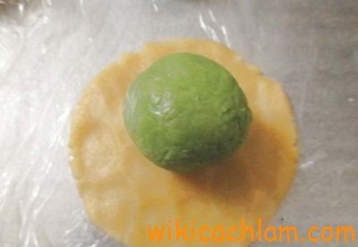 Cách làm bánh trung thu nướng nhân trà xanh và hạt sen-5