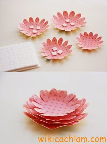cach lam thiep hoa 3D handmade sinh dong cho ngay 20.10b