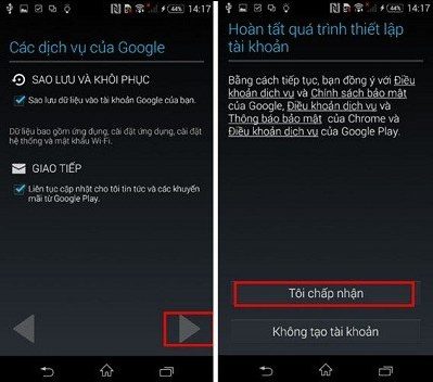 Hướng dẫn đăng ký tài khoản Google Play trên Android-4