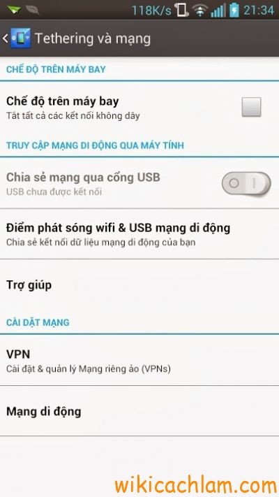Hướng dẫn cách phát WiFi trên điện thoại Android-3