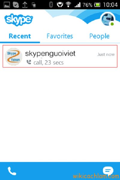 Hướng dẫn cài đặt và sử dụng Skype trên Android-7