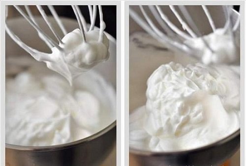 Cách làm kem tươi từ lòng trắng trứng-8