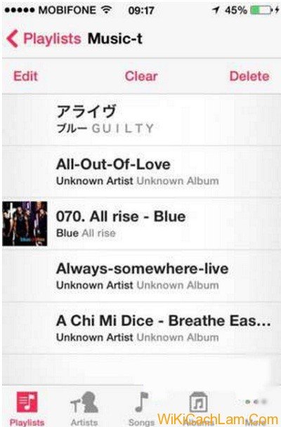 Hướng dẫn cách chép nhạc vào iPhone bằng iTunes-8