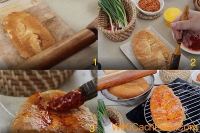 Cách làm bánh mì nướng muối ớt ngon tại nhà-7
