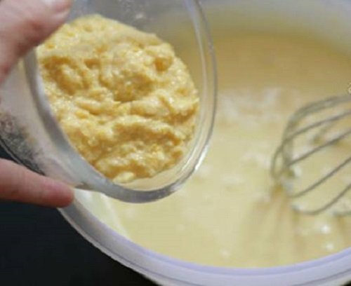 Cách làm bánh bông lan bắp (ngô) hương vị ngọt ngào-3