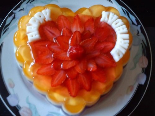 Cách làm bánh sinh nhật bằng rau câu trái cây đậm đà-10