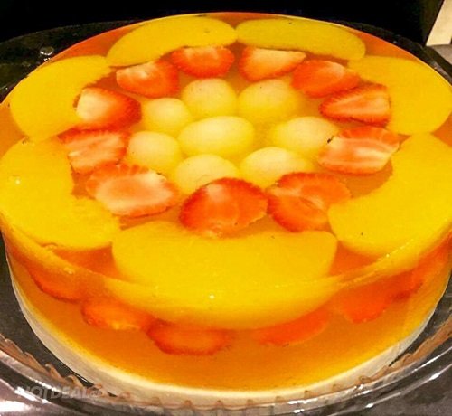 Cách làm bánh sinh nhật bằng rau câu trái cây đậm đà-8