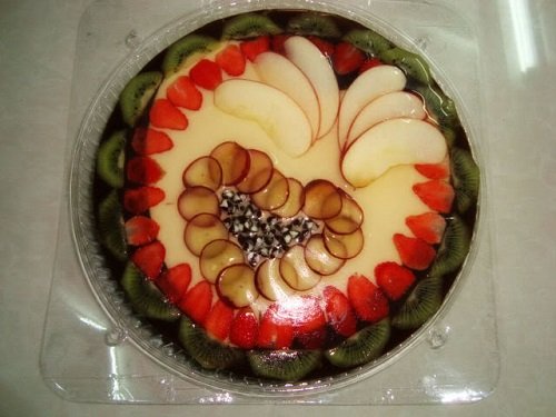 Cách làm bánh sinh nhật bằng rau câu trái cây đậm đà-7