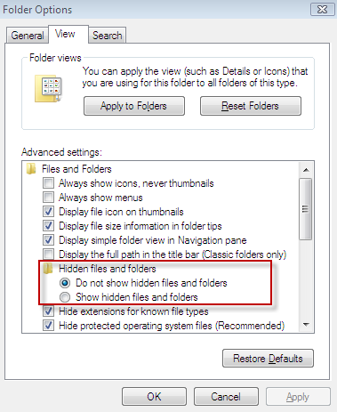 Cách hiện file ẩn trong USB trên Win XP,7,8,10 do Virus gây ra-2