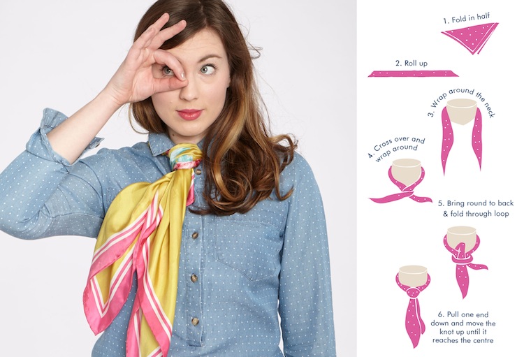 Cách thắt cà vạt cho nữ trẻ trung năng động-5