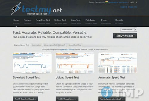 Các trang kiểm tra tốc độ Internet chính xác nhất trên Internet-7