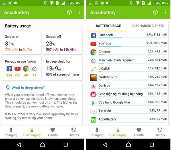 Cách kiểm tra chai pin trên Android bằng ứng dụng Accubattery-6