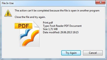 Cách xóa file đang treo (File In use) trong Windows