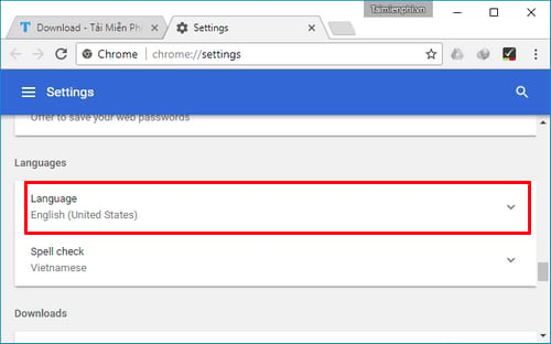 Cách cài đặt Tiếng Việt cho Google Chrome-4