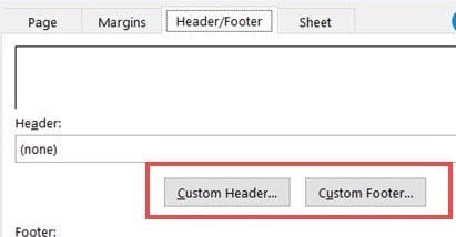 Cách tạo gạch chân Header và Footer trong Excel-6
