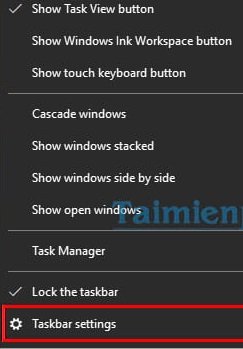 Cách ẩn/hiện thanh Taskbar trên Windows 7/8/10-4