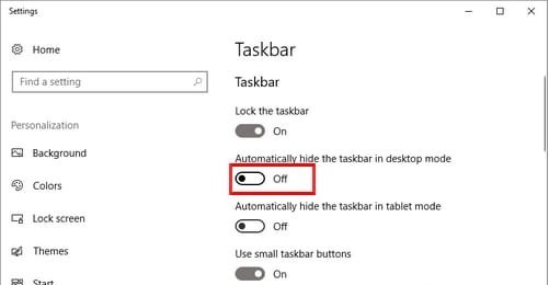 Cách ẩn/hiện thanh Taskbar trên Windows 7/8/10-6