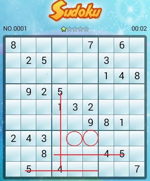 Cách chơi Sudoku, cách giải Sudoku khó nhanh nhất-3