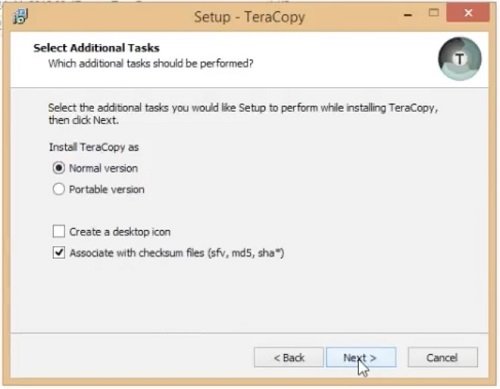 Cách dùng phần mềm copy siêu nhanh Tera Copy-2