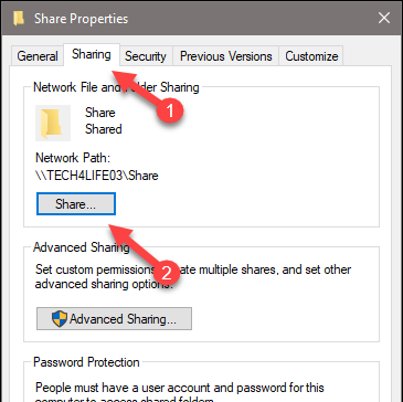 Hướng dẫn cách chia sẻ ổ đĩa thư mục trong Windows 10-6