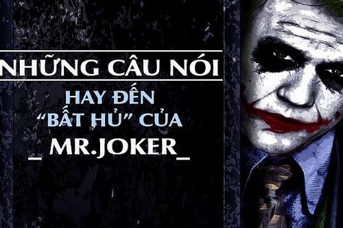 Những câu nói hay của Joker với triết lý thâm sâu
