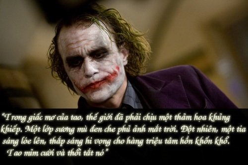 Những Câu Nói Hay Của Joker Với Triết Lý Thâm Sâu