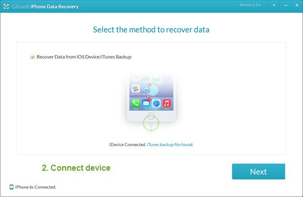 Gihosoft: Ứng dụng khôi phục dữ liệu iPhone 6