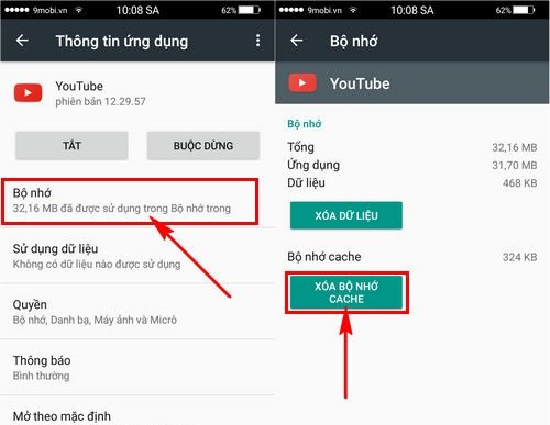 Sửa lỗi Không xem được Youtube trên Android, IOS-3