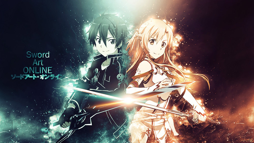 Kirito và Asuna ảnh Kirito Anime trong Sword Art Online-18