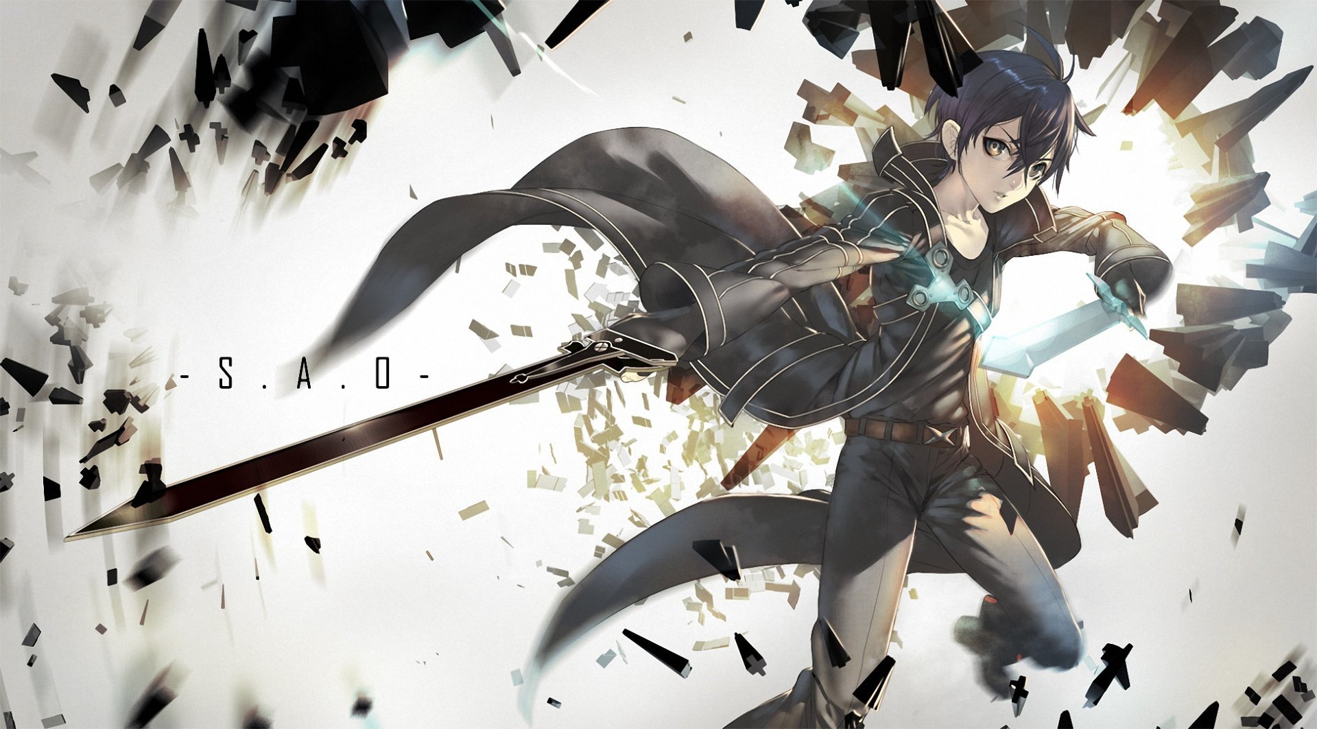 Hình ảnh của Kirito và Asuna Sword Art Online-9 anime Kirito