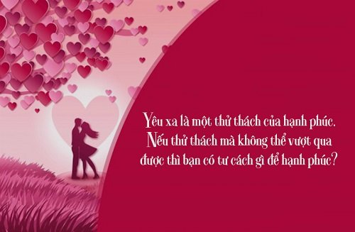 Lời chúc valentine cho người yêu ở xa cảm động ý nghĩa
