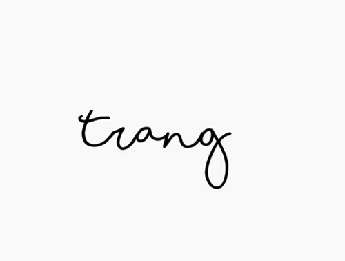 Chữ ký tên Trang – Những mẫu chữ ký tên Trang đẹp nhất-1