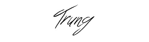 Chữ ký tên Trung - Những mẫu chữ ký tên Trung đẹp nhất-2