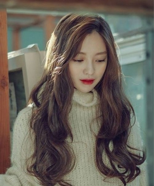 Những kiểu tóc mái dài đẹp 2019 đúng chuẩn Hàn Quốc-10