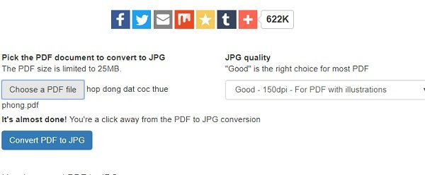 Cách chuyển Pdf sang Jpg chất lượng cao-5
