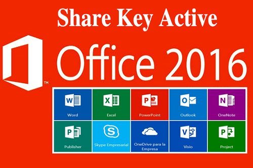 Share key active Office 2016 Professional Plus mới nhất 2019