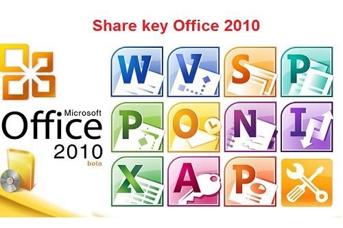 Share key active Office 2010 Professional Plus mới nhất 2019