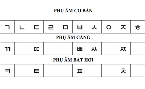 Bảng chữ cái tiếng Hàn đầy đủ chi tiết nhất-2