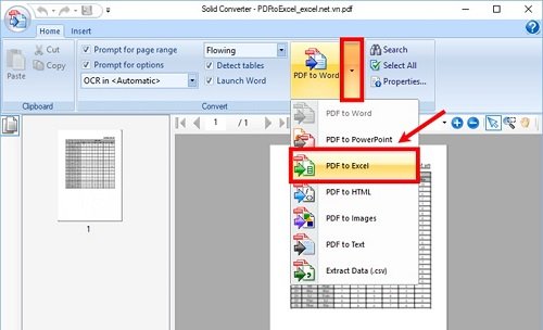 Cách chuyển file Pdf sang file Excel-3 nhanh chóng dễ dàng
