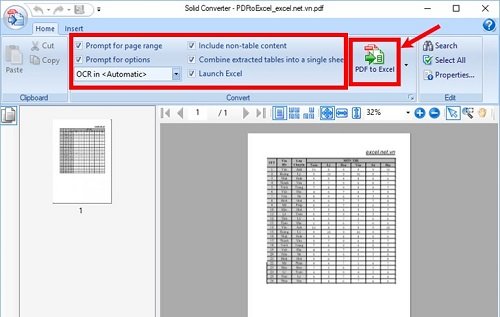Cách chuyển file Pdf sang file Excel-4 nhanh chóng dễ dàng
